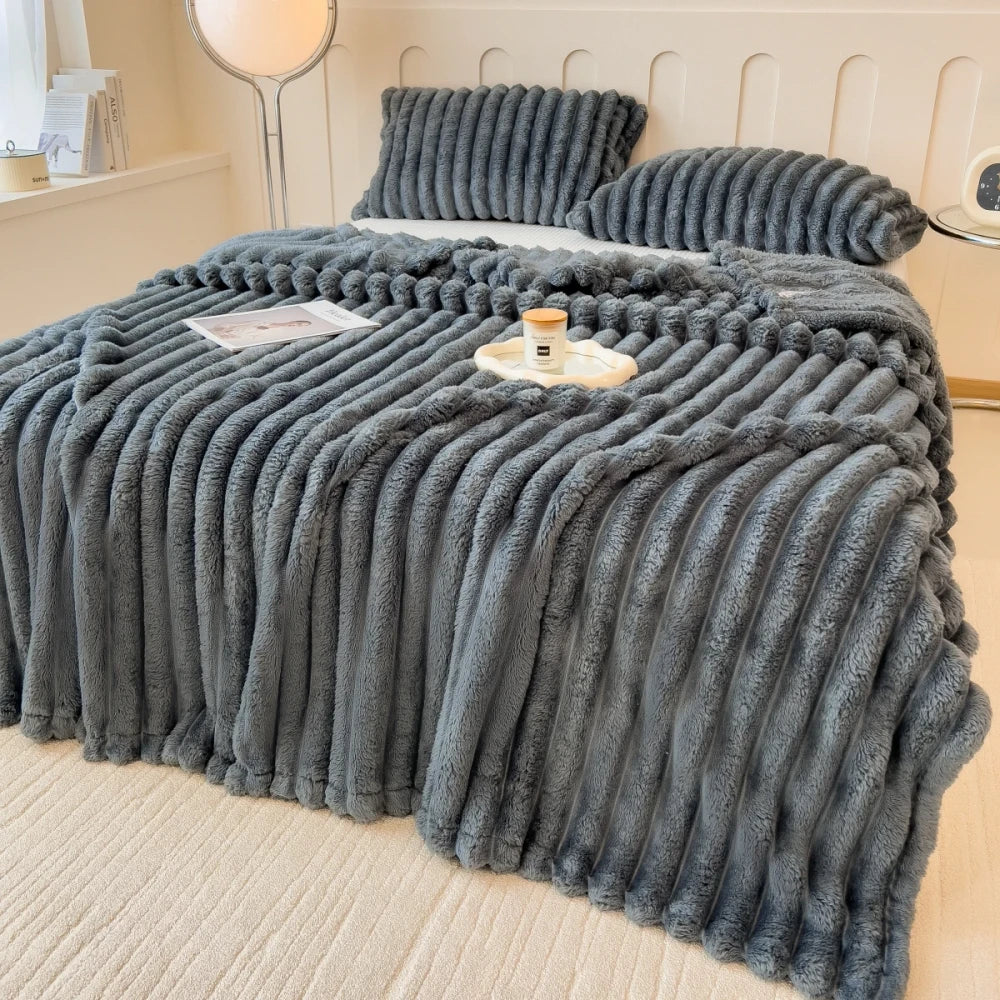 Striped Multifunctional Blanket