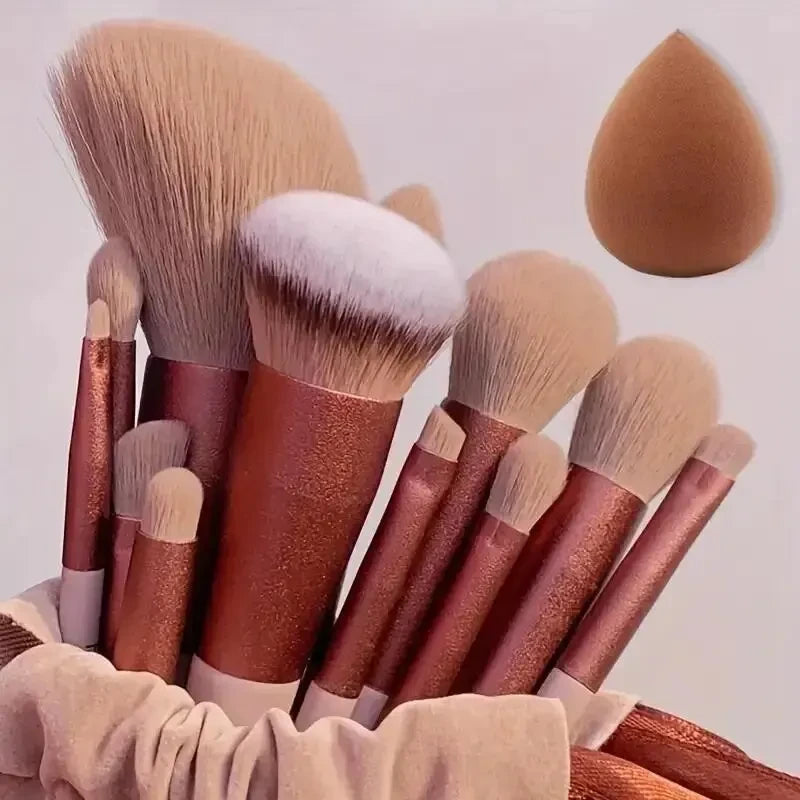 13 Piece Makeup Brush Set